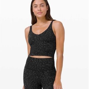 lululemon athletica Black Patterned Top